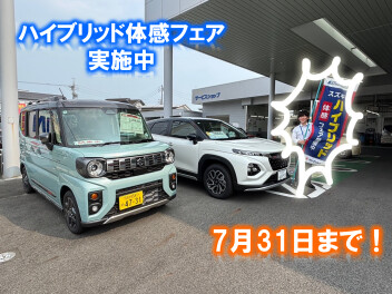 ハイブリッド体感フェア開催中！！